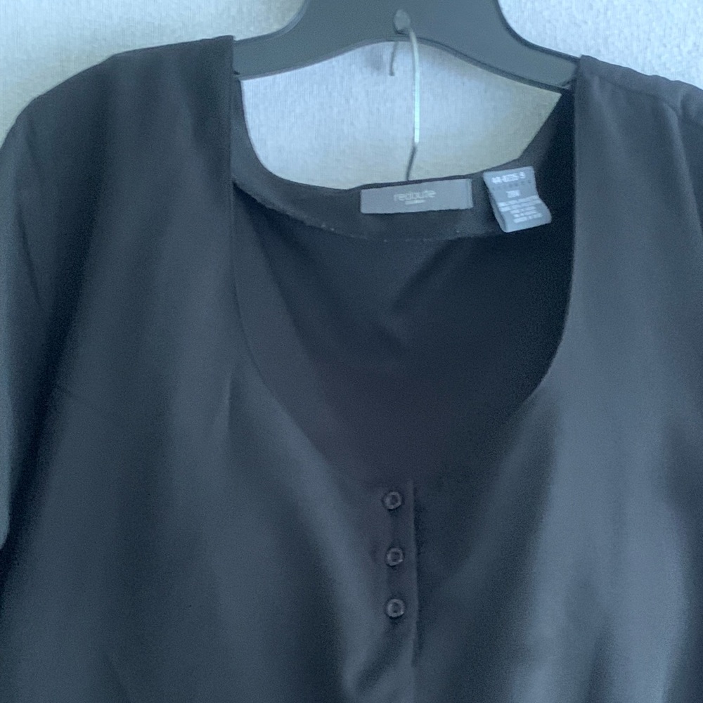 Black Tunic with Ruffle - Picture 2 of 5